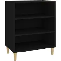 vidaXL Sideboard Schwarz 57x35x70 cm Holzwerkstoff