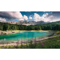 Overig Vliestapete "Digitaldruck Vlies - Dolomitenjuwel - Größe 450 x 280 cm" bedruckt glatt Wohnzimmer, Schlafzimmer