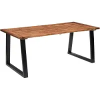 vidaXL Esstisch Massivholz Akazie 180 x 90 cm