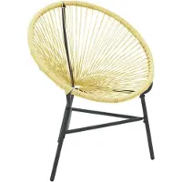 vidaXL Acapulco-Gartenstuhl Poly Rattan Beige