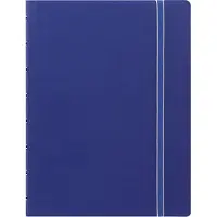 Filofax Notizbuch Classic, 115009, Kunstleder Hardcover, blau, 56 Blatt / 112 Seiten, 100 g/m2, liniert, A5