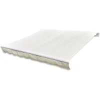 vidaXL Ersatzstoff für Markise Creme 430x295 cm Polyester