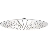 vidaXL Regenbrause Edelstahl 40 cm Rund