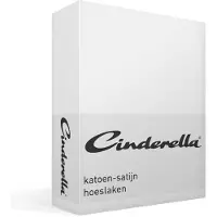 Cinderella Spannbettlaken Weiß (Satin)-90 x 200 cm