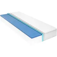 vidaXL Matratze 180 x 200 cm Viskoelastischer Memory-Schaum 18 cm H2