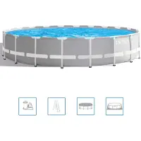 Intex Prism Frame Swimmingpool-Set 610 x 132 cm 26756GN