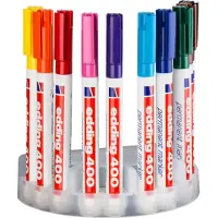 Edding Permanentmarker 400 1mm farbig sortiert 10 St./Pack.