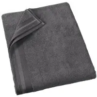 De Witte Lietaer Badehandtuch Contessa Dark Grey (100 x 150 cm)