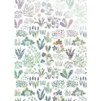 Komar Vliestapete "Digitaldruck Vlies - Flower Farm - Größe 200 x 280 cm" bedruckt glatt Kinderzimmer