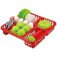 Ecoiffier Spielset Geschirr 31 teilig rot