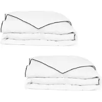 vidaXL Winter-Daunendecke 2 Stk. 140x200 cm