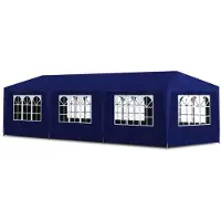 vidaXL Partyzelt 3x9 m Blau