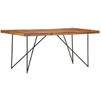 vidaXL Esstisch 180 x 90 x 76 cm Massivholz Akazie