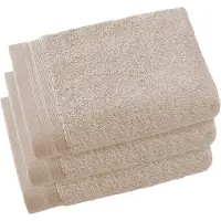 De Witte Lietaer Gästehandtuch Contessa Sand (40 x 60 cm) (3er Set)