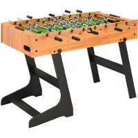 vidaXL Klappbarer Fußballtisch 121x61x80 Cm Hell