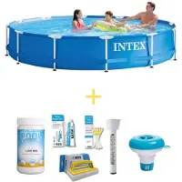 Intex Metal Frame Pool - 366 x 76 cm - WAYS Wartungspaket