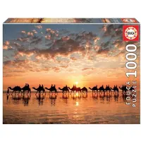 Educa Borras Goldener Sonnenuntergang Am Cable Beach Australien Puzzle 1000 Stücke Mehrfarbig 10-15 Years Mehrfarbig 10-15 Years
