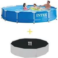 Intex Frame Pool Rund - 366x76 cm - 2-teilig S21331