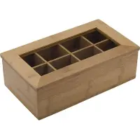 Westmark Teatime Bambus Teebox 8 Fächer