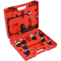 vidaXL 14-tlg. Druckprüfgerät für Kühlsysteme & Kühlerdeckel