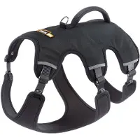 Ferplast Ergotrekking Geschirr, schwarz - Größe L: 70 - 80 cm Brustumfang