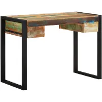 vidaXL Schreibtisch Altholz
