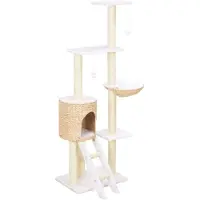 vidaXL Katzen-Kratzbaum Sisal Seegras