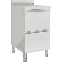 vidaXL Gewerbe-Küchenschrank mit 2 Schubladen 50x60x96 cm
