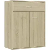 vidaXL Sideboard Sonoma-Eiche 60x30x75 cm Holzwerkstoff