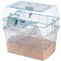 Ferplast Gabbia per Criceti DUNA SPACE Gabbietta con Fondo ampio, Accessori incl
