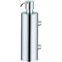 kela Seifenspender Brass 23,5 Wall Silver Shining