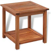 vidaXL Beistelltisch Massivholz Akazie 45x45x45 cm