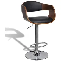 vidaXL Barhocker Bugholz und Kunstleder