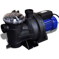 vidaXL Schwimmbadpumpe Umwälzpumpe Poolpumpe Pumpe elektronik blau 800W