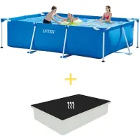 Intex Frame Pool - 300 x 200 x 75 cm - Inklusive Solarsegel