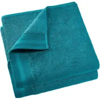 De Witte Lietaer Duschhandtuch Contessa Lagoon Blue (70 x 140 cm)(2er Set)