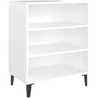 vidaXL Sideboard Weiß 57x35x70 cm Holzwerkstoff