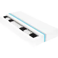 vidaXL Matratze 120 x 200 cm 7 Zonen Taschenfedern 20 cm H2