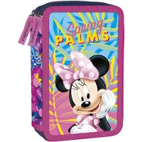 Derform Minnie Maus Federtasche gefüllt Federmäppchen Stifte Etui Federmappe Minni Mouse