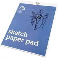 Creativ Company Drawing Paper Pad, Kunstdruckpapierblock, 70 g/m², 70 Blätter