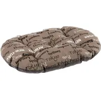 Ferplast tierkissen Relax Cities 85 x 55 cm Baumwolle braun