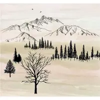 Komar Vliestapete "Digitaldruck Vlies - Backcountry - Größe 300 x 280 cm" bedruckt glatt Kinderzimmer