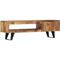 vidaXL - TV - Möbel - 140x30x40 - massiv - Sheeshamholz