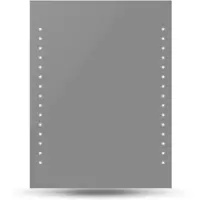 vidaXL Badspiegel mit LED-Leuchten 60×80 cm