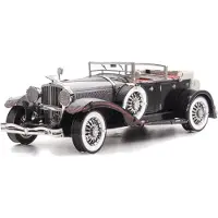 Metal Earth Fascinations MMS200 - Metal Earth 502448 - Duesenberg II SJ 1934, lasergeschnittener 3D-Konstruktionsbausatz, 2.5 Metallplatinen, ab 14 Jahren