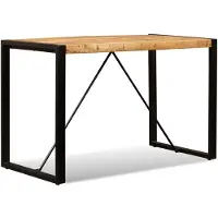 vidaXL Esstisch Raues Massives Mangoholz 120 cm