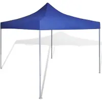 vidaXL Faltzelt 3 x 3 m Blau