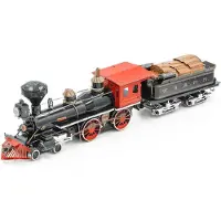 Fascinations - Metal Earth Wild West, lasergeschnittener 3D-Konstruktionsbausatz, ab 14 Jahren (4-4-0 Locomotive)