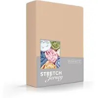 Romanette Spannbettlaken Camel (Jersey) zu - 10 -Lits-Jumeaux (160/180 x 200/210/220 cm)