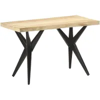 vidaXL Esstisch 120x60x76 cm Massivholz Mango